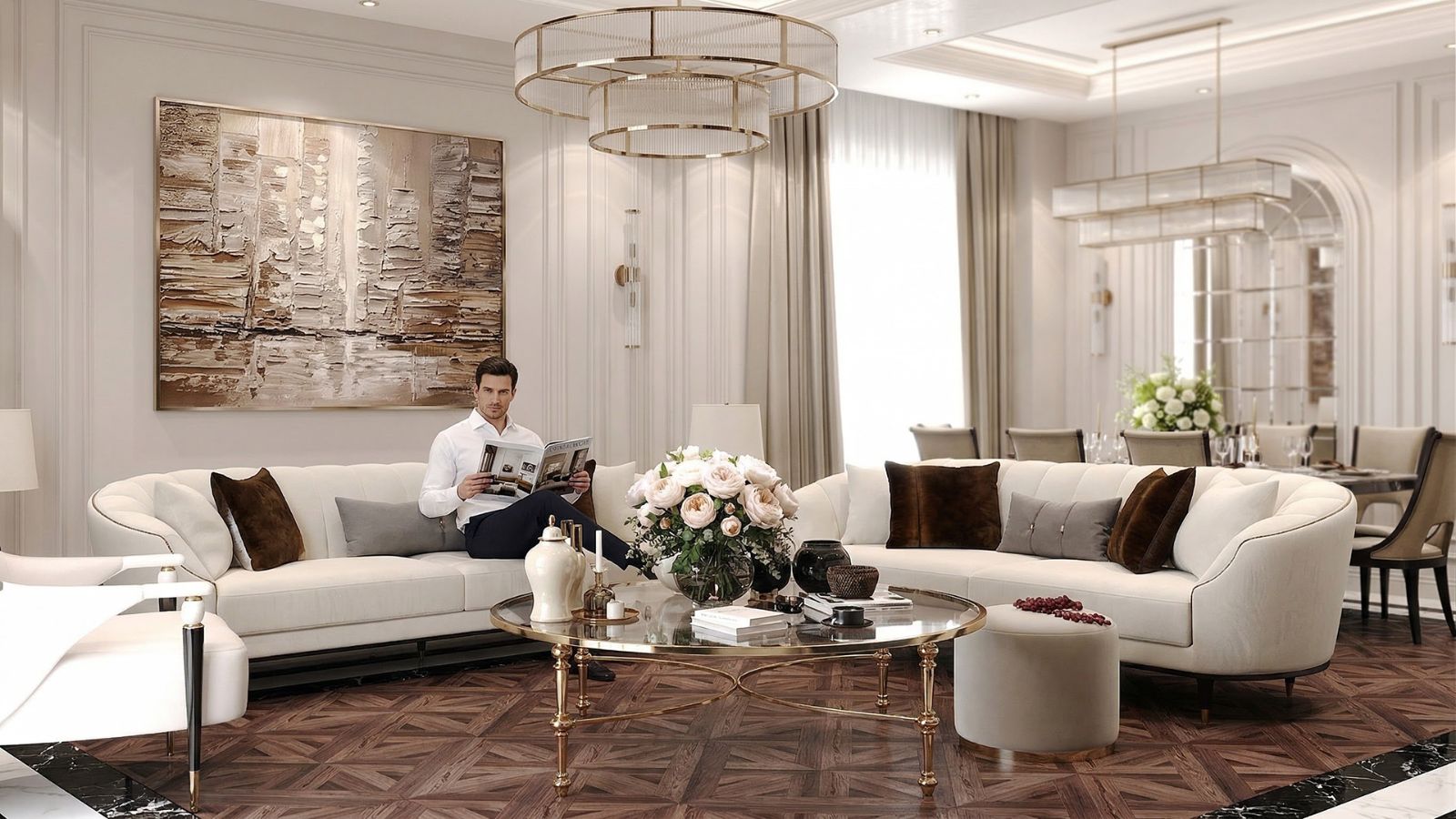 Living room, natural light