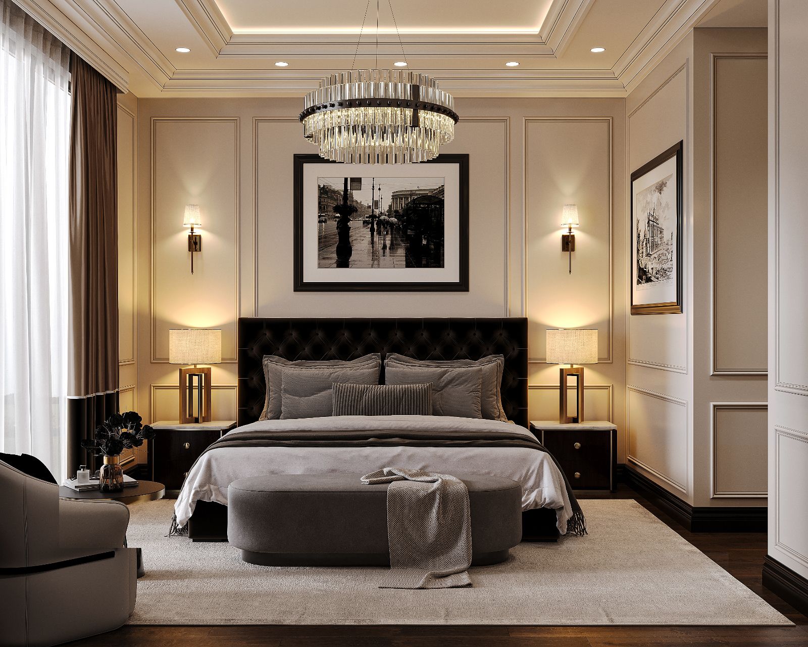 Bedroom, natural light