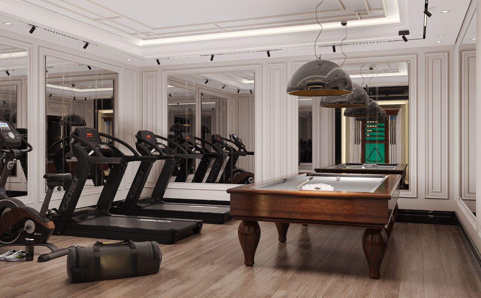 Fitness and game area